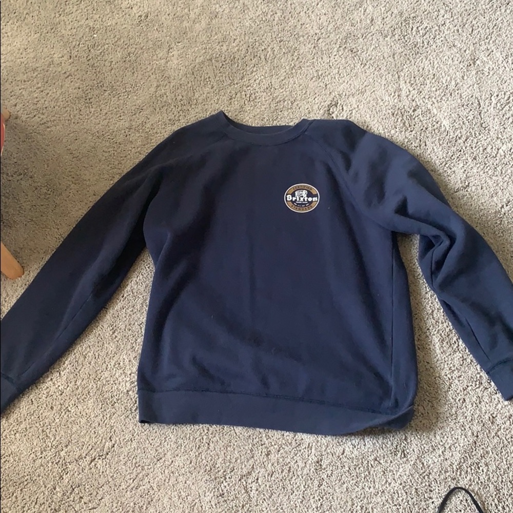 brixton crewneck , very soft and has is oversized